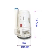 KS.29 Bộ xả bồn cầu 1 khối ABS đường kính 10cm, trong 8cm - Giá ưu đãi 236.000đ 2