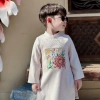 KUBIN Áo Dài Cách Tân Bé Trai Gâm Rồng Cao Cấp Size 8‑40kg Giá 75.000 VNĐ 8