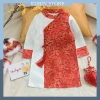 KUBIN Áo Dài Cách Tân Bé Trai Gâm Rồng Cao Cấp Size 8‑40kg Giá 75.000 VNĐ 10