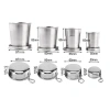 KUNHEV Cốc gấp du lịch thép không gỉ di động, nhẹ, bền, giá ưu đãi 62.260₫ 2