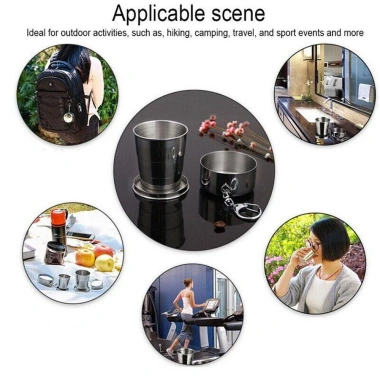 KUNHEV Cốc gấp du lịch thép không gỉ di động, nhẹ, bền, giá ưu đãi 62.260₫ 3 KUNHEV Cốc gấp du lịch thép không gỉ di động, nhẹ, bền, giá ưu đãi 62.260₫ 3