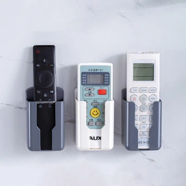 KUNHEV Giá đỡ điều khiển từ xa, hộp lưu trữ dính, treo TV & điều hòa không đục lỗ, kèm cắm điện thoại – 28,490đ