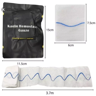 KUZHEN Huyết tĩnh Kaolin Z-Fold – Gạc chấn thương khẩn cấp, hòa tan, Dressing HOT 2 KUZHEN Huyết tĩnh Kaolin Z-Fold – Gạc chấn thương khẩn cấp, hòa tan, Dressing HOT 2