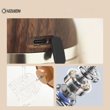 KUZHEN Máy tạo bọt tự động dung tích lớn, làm sạch da mặt, phòng tắm HOT giảm giá 3