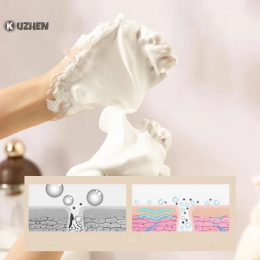 KUZHEN Máy tạo bọt tự động dung tích lớn, làm sạch da mặt, phòng tắm HOT giảm giá 4
