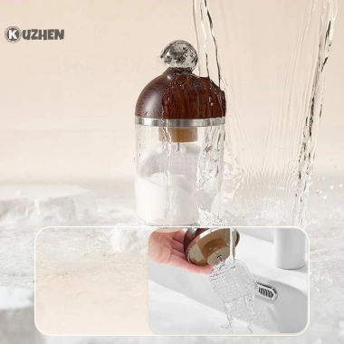 KUZHEN Máy tạo bọt tự động dung tích lớn, làm sạch da mặt, phòng tắm HOT giảm giá 5