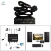 KVM Switch 2 Cổng Chia Sẻ 2 PC 4K 60Hz kèm 2 Cáp USB - Giá 356.400 VND 4