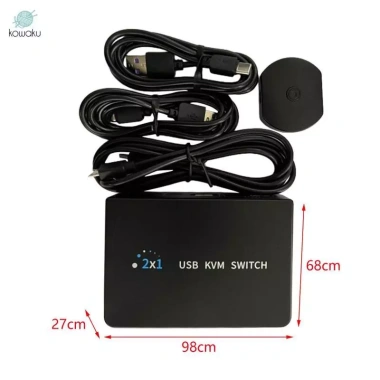 KVM Switch 2 Cổng Chia Sẻ 2 PC 4K 60Hz kèm 2 Cáp USB - Giá 356.400 VND 7