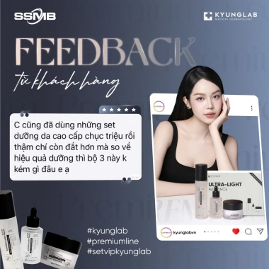 Kyung Lab Bộ Sản Phẩm Ultra Light 50ml – Kem, Tinh Chất & Xịt Dưỡng, Giá chỉ 405k