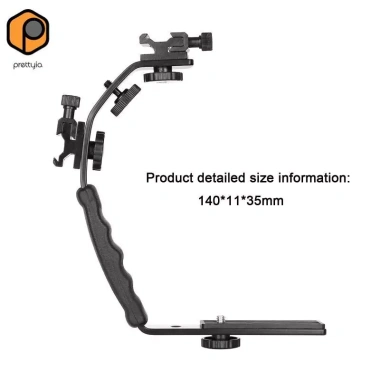 L-Bracket Giá Đỡ Máy Ảnh Đa Năng 1/4 Inch - Đệm Tay Cầm, Vít Chân Kép Flash, Giá 195.800₫ 2