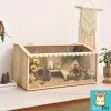 L11 Lồng gỗ mặt mica cho hamster, guinea pig, thỏ, sóc, chinchilla – Giá 380.000 VND giảm 110.200 VND 3