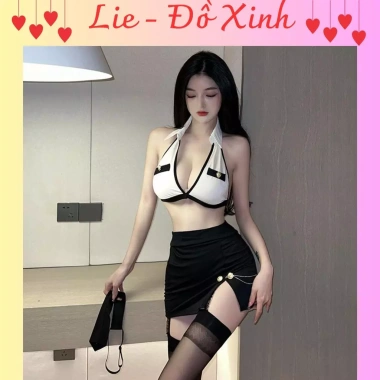 L83 Cravat Cosplay Học Sinh Nữ Cảnh Sát - Váy Ngủ Nàng Thư Ký Sexy, Giá 129k