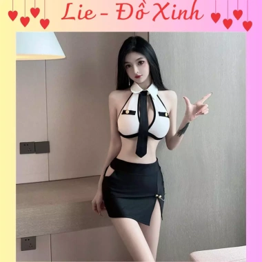 L83 Cravat Cosplay Học Sinh Nữ Cảnh Sát - Váy Ngủ Nàng Thư Ký Sexy, Giá 129k