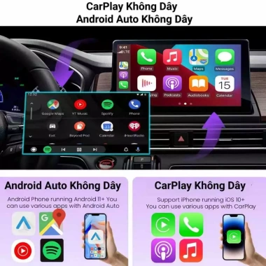 L9 CarPlay - Hỗ trợ 98% Xe có CarPlay/Android Auto, Cắm ngay - 346.000đ
