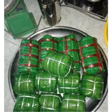 Lá chuối giả 1kg bọc nilong xé tờ thay thế lá chuối gói giò chả, giá chỉ 65.000 VND, tổng kho sỉ bao bì Trung Kiên