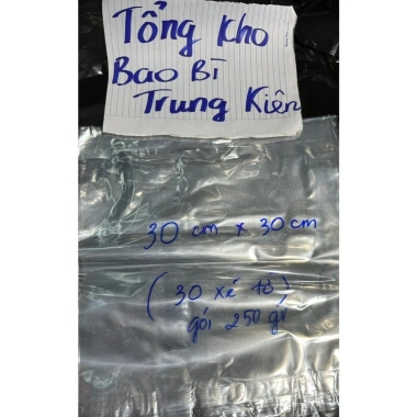 Lá chuối giả 1kg bọc nilong xé tờ thay thế lá chuối gói giò chả, giá chỉ 65.000 VND, tổng kho sỉ bao bì Trung Kiên
