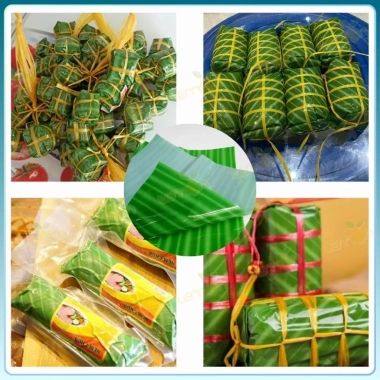 Lá chuối giả 500g-1kg đa size gói giò, nem, bánh chưng, lót bún đậu còn 70.000₫ 5