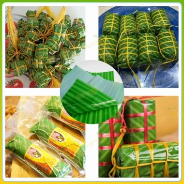 Lá chuối giả 500g Gói nem chua, giò chả, chả lụa, bánh chưng, giá chỉ 71.000₫ 7