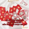 Lá cờ đỏ sao vàng thêu sẵn PKAD10 - Đính quần áo dài cách tân, nhiều kích thước 3