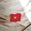 Lá cờ đỏ sao vàng thêu ủi nhiệt gắn kẹp tóc, vá áo rách giá 4,450₫ 7