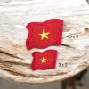 Lá cờ đỏ sao vàng thêu ủi nhiệt gắn kẹp tóc, vá áo rách giá 4,450₫ 8