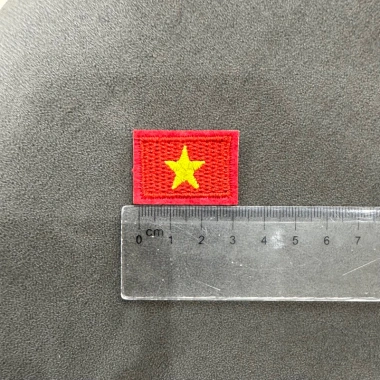 Lá cờ Quốc kỳ Việt Nam 3x2 thêu sẵn - Keo ủi dán lên áo, chỉ 4,450đ 2 Lá cờ Quốc kỳ Việt Nam 3x2 thêu sẵn - Keo ủi dán lên áo, chỉ 4,450đ 2