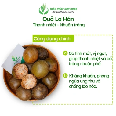 La Hán Quả Khô Nguyên Trái Loại 1 - Quả Tròn Đều, Thơm Ngọt, Giá 48.000đ