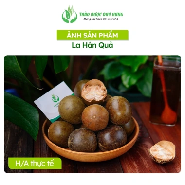 La Hán Quả Khô Nguyên Trái Loại 1 - Quả Tròn Đều, Thơm Ngọt, Giá 48.000đ