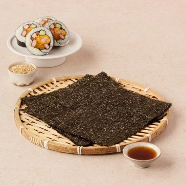 Lá Kim Cuộn Cơm CJW Hàn Quốc 20g – Nướng Sẵn, Vị Tự Nhiên, Dày Vừa Dễ Cuộn, 51.000₫