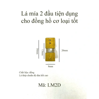 Lá mía 2 đầu cao cấp tiện dụng cho đồng hồ cơ treo tường và để bàn - giảm còn 38.000 VND