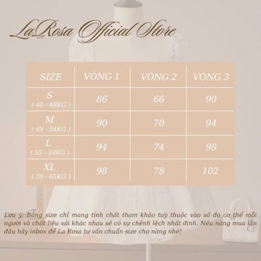 La Rosa Đầm Len Mini Dáng Xòe Thanh Lịch Cổ V Đính Nơ, Cúc Ôm Eo Tôn - 469k 5