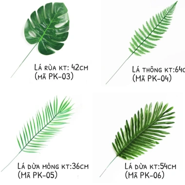 Lá Rùa Giả Trang Trí Sinh Nhật Đẹp - Giá 10.000₫ (Giá gốc 12.900₫) - Đồ Tiệc Nhẹ Nhàng, Thân Thiện Môi Trường 2
