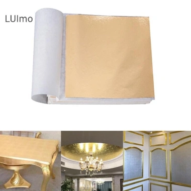 Lá Vàng 100 Tờ Luimo Lá Mạ Vàng Thủ Công Mỹ Nghệ Giấy Trang Trí SBS Giá 66.068đ