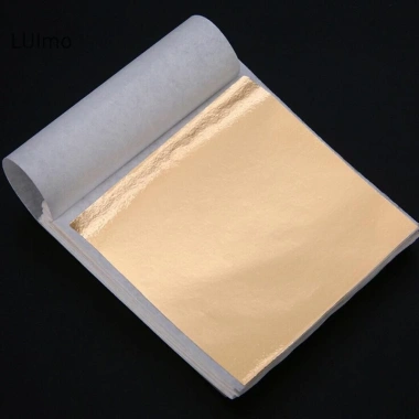 Lá Vàng 100 Tờ Luimo Lá Mạ Vàng Thủ Công Mỹ Nghệ Giấy Trang Trí SBS Giá 66.068đ