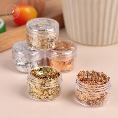 Lá Vàng Mảnh Paing Nghệ Thuật Trang Trí Móng Tay Giấy Nhựa Khuôn Đầy 13.566đ 5