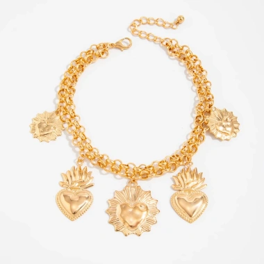 Lắc Chân Tầng Kim Loại Mix Hạt Trai Boho - Phóng Khoáng, Lấp Lánh, Giá 79.200₫ 10 Lắc Chân Tầng Kim Loại Mix Hạt Trai Boho - Phóng Khoáng, Lấp Lánh, Giá 79.200₫ 10