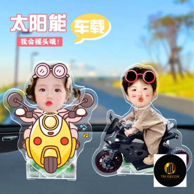 Lắc đầu đồ trang trí tùy chỉnh cặp đôi bé avatar DIY - Nội thất ô tô, món quà âm nhạc, giảm còn 49.107₫