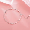 Lắc tay bạc 2 dây cao cấp TUNASILVER - Vòng tay nữ sang trọng, giảm giá 450.000₫ 4