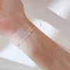 Lắc tay bạc 2 dây cao cấp TUNASILVER - Vòng tay nữ sang trọng, giảm giá 450.000₫ 5
