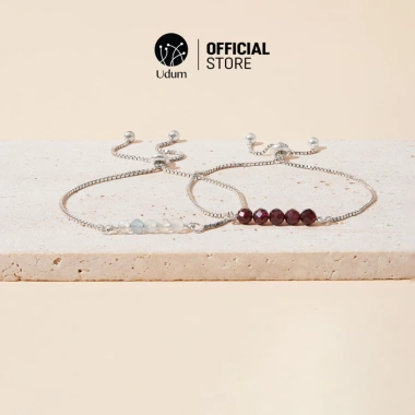 Lắc tay bạc đá thạch anh phong thủy – Vòng tay tiểu thư xinh xắn may mắn, tình yêu Udumbara – Giá chỉ 373,365₫