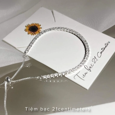 Lắc tay bạc Diamond line dây rút 21cm - Giá ưu đãi 569.000₫, giảm ngay 2