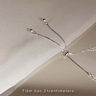 Lắc tay bạc Diamond line dây rút 21cm - Giá ưu đãi 569.000₫, giảm ngay 5