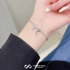 Lắc tay bạc KYDOPAL charm nơ đính đá cá tính 925 - Giá ưu đãi 610k HCM Hỏa Tốc 2