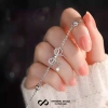 Lắc tay bạc KYDOPAL charm nơ đính đá cá tính 925 - Giá ưu đãi 610k HCM Hỏa Tốc 6
