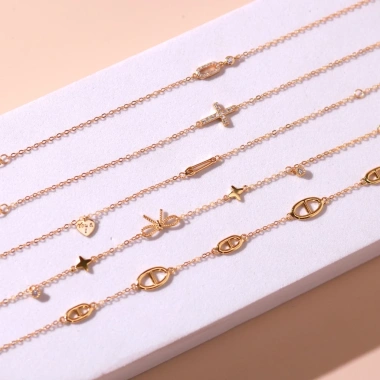 Lắc tay bạc mạ vàng 14K LAVESTA LAV081 Rincy – Thanh lịch, hiện đại, giá 610.000₫ 7