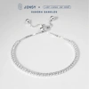 Lắc tay bạc nữ cao cấp Jensy dây rút đính đá CZ GIV Sandra LTTL3 - Vòng tay S925