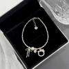 Lắc tay bạc nữ CHY SILVER kitty hạt vỡ trẻ trung dễ thương - giá ưu đãi 500k 6