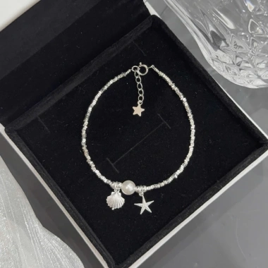 Lắc tay bạc nữ CHY SILVER kitty hạt vỡ trẻ trung dễ thương - giá ưu đãi 500k