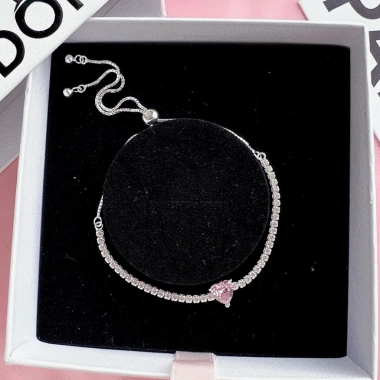 Lắc tay bạc nữ CHYSILVER full đá bạc thật – Giá ưu đãi 550.000 VNĐ, chỉ 698.500 VNĐ
