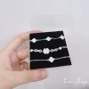 Lắc tay bạc nữ cỏ 4 lá may mắn - Vòng tay TUNA SILVER đính đá, cam kết chuẩn bạc, 550k 2